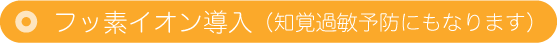 フッ素イオン導入（知覚過敏予防にもなります）